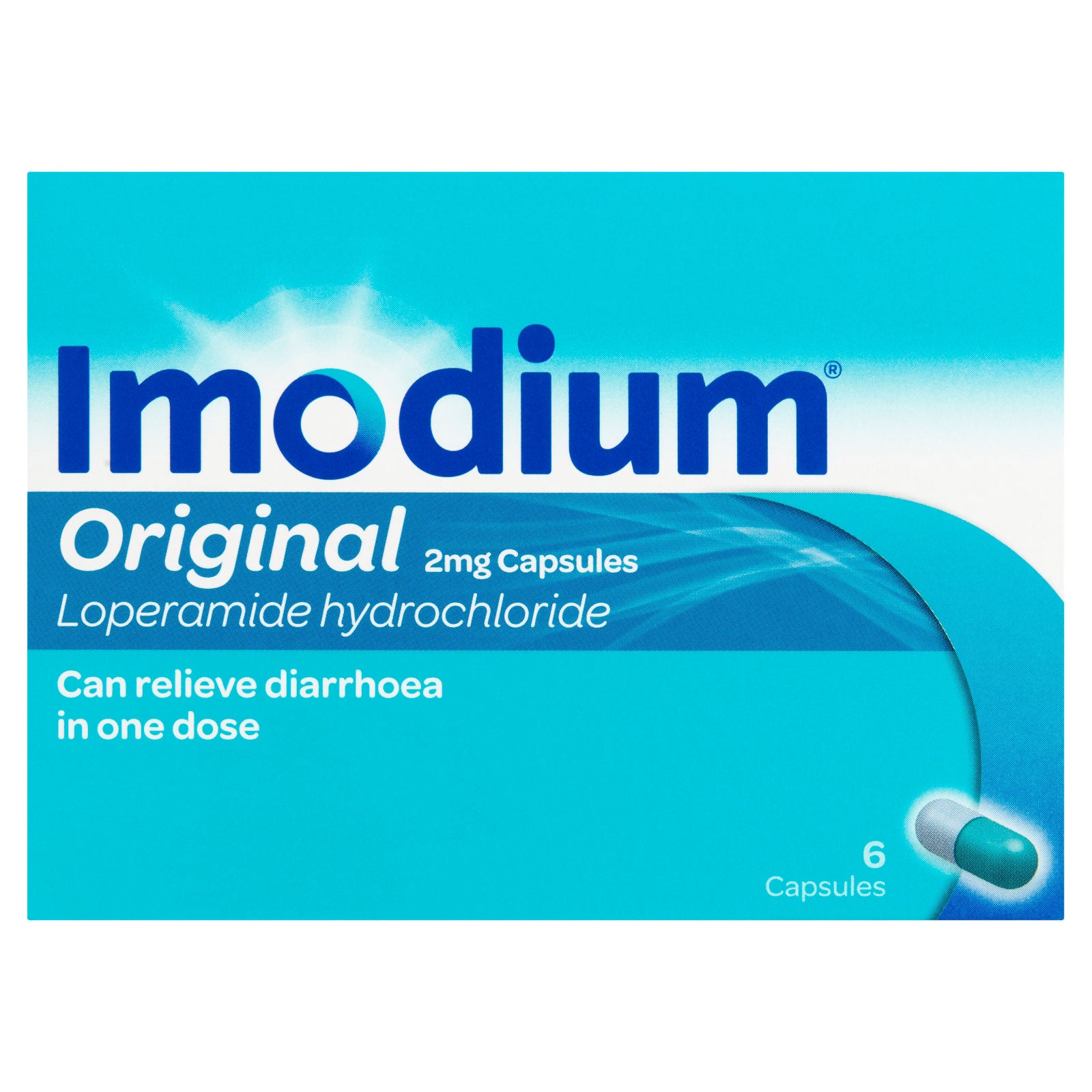 Imodium Original Capsules x 6 | High Quality Health & Wellbeing Product Online - Product Image Imodium Original Capsules x 6 | High Quality Health & Wellbeing Product Online - Product Image